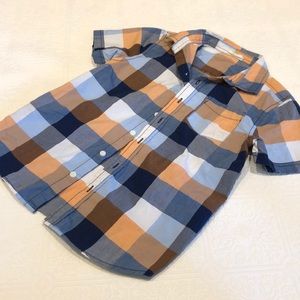 Cute boys crazy 8 button down shirt size medium